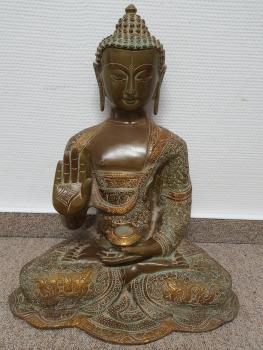 Bronze-Buddha, Amoghasiddhi  - Nepal - 20. Jahrhundert