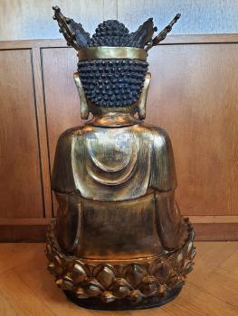 Buddha-Figur, (55,5cm) Pratangsamjang  - Tibet - Um 1900