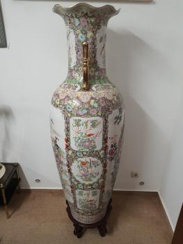 Riesige Vase, (175cm) Porzellan  - China -  20. Jahrhundert