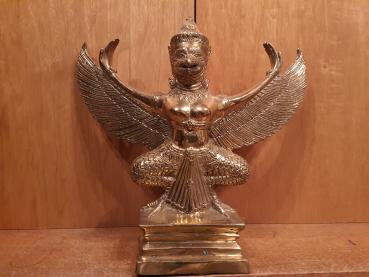 Messing-Figur, Garuda  - Thailand - 2. Hälfte 20. Jahrhundert