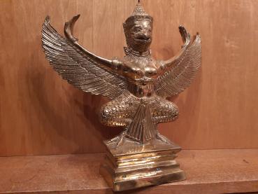 Messing-Figur, Garuda  - Thailand - 2. Hälfte 20. Jahrhundert