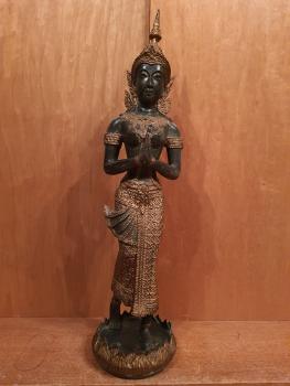 Bronze-Figur, Teppanom - Thailand - Anfang 20. Jahrhundert