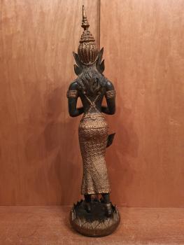 Bronze-Figur, Teppanom - Thailand - Anfang 20. Jahrhundert