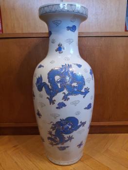 Boden-Vase, (61,5cm) Porzellan  - China - 20. Jahrhundert