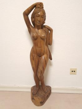 Holz-Figur, (102cm) Schönheit - Bali - 20. Jahrhundert