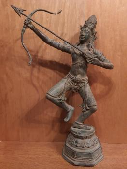 Bronze-Figur, Thai Rama  - Thailand - 1. Hälfte 20. Jahrhundert