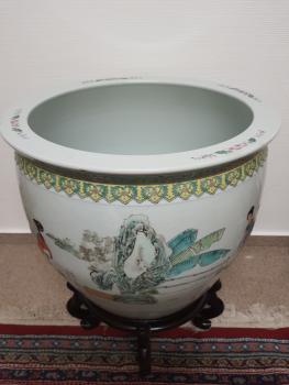 Fishbowl, Porzellan  - China - 2. Hälfte 20. Jahrhundert