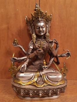 Buddha-Figur, Kwan Yin  - Tibet - 20. Jahrhundert
