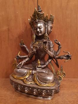 Buddha-Figur, Kwan Yin  - Tibet - 20. Jahrhundert