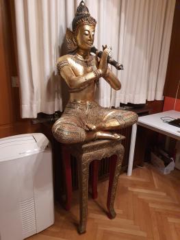 Phra Aphai Mani, (m. Hocker 174cm) Flötenspieler  - Thailand - 1. Hälfte 20. Jahrhundert