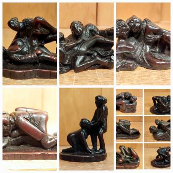 Kamasutra-Figuren, Sex, Erotik  - Japan - 20. Jahrhundert