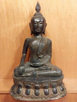 Buddha-Bronze, (59cm) Phra Kring Yod Thong  - Thailand - Ende 20. Jahrhundert