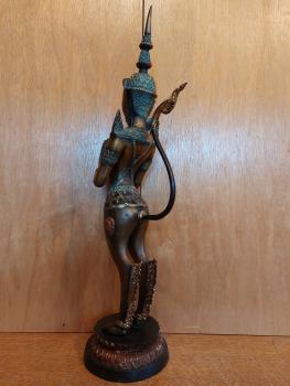 Bronze-Figur, Kinnari  - Thailand - 20. Jahrhundert