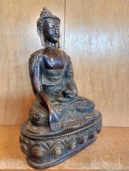 Bronze-Buddha, Sakyamuni  - Nepal - 1. Hälfte 20. Jahrhundert