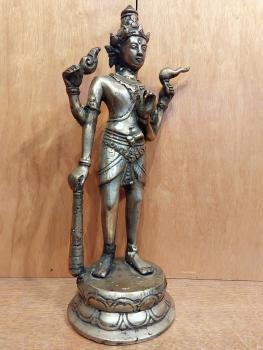 Bronze-Figur, Lord Shiva  - Indien - Mitte 20. Jahrhundert