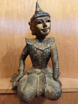 Holz-Figur, Teppanom  - Thailand - 20. Jahrhundert