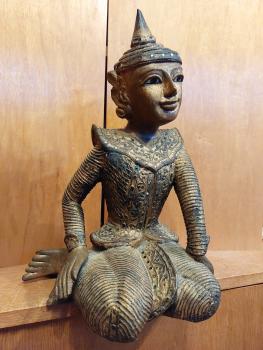 Holz-Figur, Teppanom  - Thailand - 20. Jahrhundert