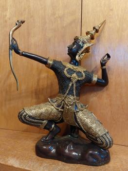 Bronze-Figur, Shri Rama  - Thailand - 21. Jahrhundert