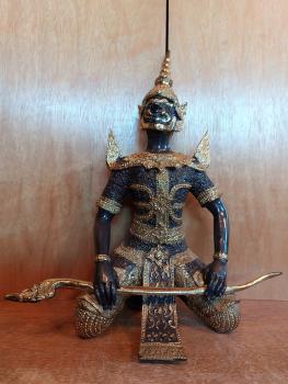 Bronze-Figur, Hanuman  - Thailand - 21. Jahrhundert