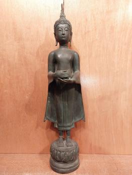 Buddha-Figur, Bronze  - Thailand - 20. Jahrhundert