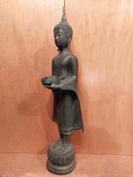 Buddha-Figur, Bronze  - Thailand - 20. Jahrhundert