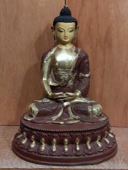 Buddha Amitabha, Bronze  - Nepal - Ende 20. Jahrhundert