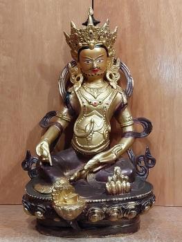 Kubera-Jambhala, Buddha-Bronze  - Tibet - 21. Jahrhundert