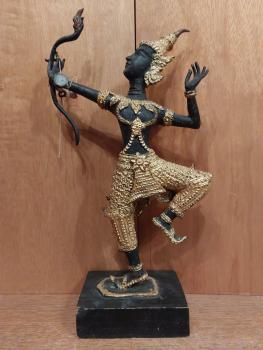 Bronze-Figur, Thai Rama  - Thailand - 20. Jahrhundert