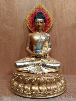 Buddha-Figur, Bronze  - Nepal - Anfang 21. Jahrhundert