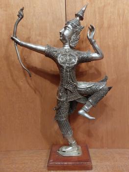 Bronze-Figur, Thai Rama  - Thailand - 20. Jahrhundert