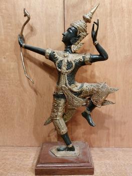 Bronze-Figur, Thai Rama  - Thailand - 20. Jahrhundert