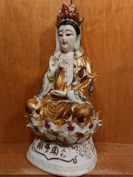 Porzellan-Figur, Guan Yin  - China - 2. Hälfte 20. Jahrhundert