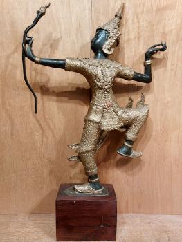 Bronze-Figur, Shri Rama  - Thailand - 1. Hälfte 20. Jahrhundert