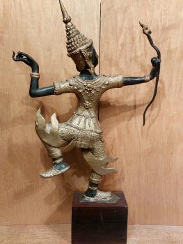 Bronze-Figur, Shri Rama  - Thailand - 1. Hälfte 20. Jahrhundert