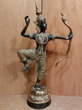 Bronze-Figur, Thai Rama  - Thailand - 20. Jahrhundert