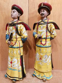 2 Deko-Figuren  - China - 20. Jahrhundert