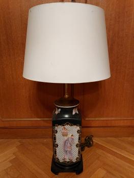 Tisch-Lampe mit Lampenschirm  - Japan - 20. Jahrhundert