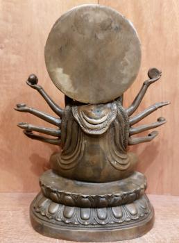 Bronze-Figur, Guan Yin  - China - 1. Hälfte 20. Jahrhundert