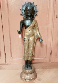 Bronze-Figur, Buddha (91cm)  - Bali - 20. Jahrhundert