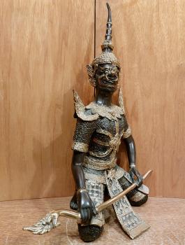 Bronze-Figur, Hanuman  - Thailand - 21. Jahrhundert