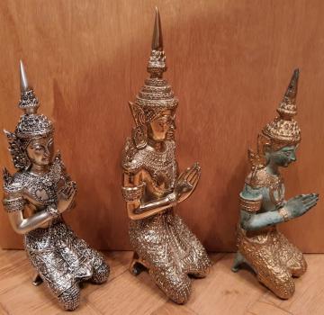 3 Tempelwächter, Teppanome  - Thailand - 21. Jahrhundert
