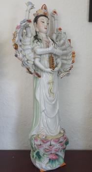 Porzellan-Skulptur, Guanyin  - China - 2. Hälfte 20. Jahrhunderts
