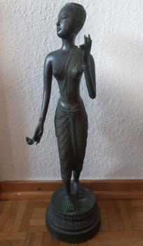 Prinzessin - Schöne große Prinzessin in Bronze - Thailand - Ende des 20. Jahrhunderts