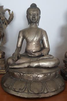 Buddha-Figur, Bronze - Myanmar - Ende des 20. Jahrhunderts