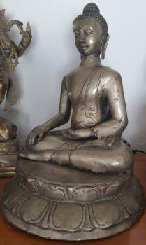 Buddha-Figur, Bronze - Myanmar - Ende des 20. Jahrhunderts