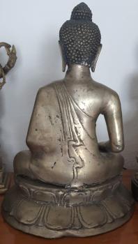 Buddha-Figur, Bronze - Myanmar - Ende des 20. Jahrhunderts