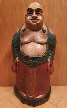 Buddha-Figur, Holz  - Indonesien - 20. Jahrhundert