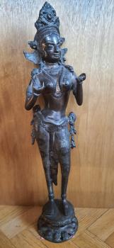 Tara, Bronze-Figur - Indien -