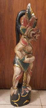 Holz-Figur, Hanuman  - Bali - Mitte 20. Jahrhundert