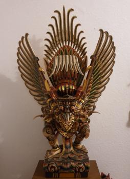 Holz-Figur, Garuda  - Bali - Mitte 20. Jahrhundert